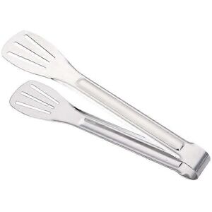 Unbranded (As show, One size) 24cm Stainless Steel Kitchen Tongs for BBQ, Heat Resistant, Unbranded (As show, One size) 24cm Stainless Steel Kitchen Tongs for BBQ, Heat Resistant,