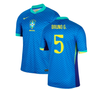 Nike (M) 2024-2025 Brazil Away Shirt (Bruno G. 5) Nike (M) 2024-2025 Brazil Away Shirt (Bruno G. 5)