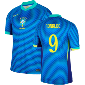 Nike (L) 2024-2025 Brazil Away Shirt (Ronaldo 9) Nike (L) 2024-2025 Brazil Away Shirt (Ronaldo 9)