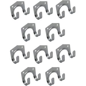 (10) Garden Mile 5pc Steel Large Hooks For Hanging Heavy Duty Garage Storage Dur (10) Garden Mile 5pc Steel Large Hooks For Hanging Heavy Duty Garage Storage Dur