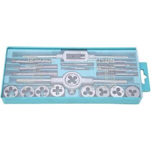 Unbranded (As show, One size) 20pcs Tap and Cutting Die Set - M3~M12 Unbranded (As show, One size) 20pcs Tap and Cutting Die Set - M3~M12