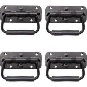 Unbranded (As show, One size) 4 Pieces Box Handle, Metal Folding Handle, Black Box Handle, Unbranded (As show, One size) 4 Pieces Box Handle, Metal Folding Handle, Black Box Handle,