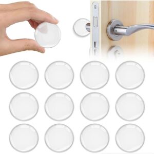 Unbranded (As show, One size) Wall Mounted Door Handle Stopper, 12PCS Transparent Adhesive Unbranded (As show, One size) Wall Mounted Door Handle Stopper, 12PCS Transparent Adhesive