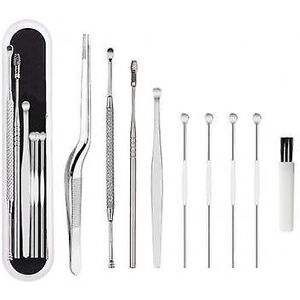 Unbranded (As show, One size) 6pcs Earwax Curette Ear Picks Medical Ear Cleaner Stainless Unbranded (As show, One size) 6pcs Earwax Curette Ear Picks Medical Ear Cleaner Stainless