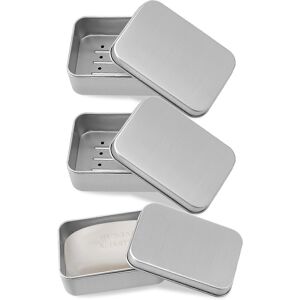 Unbranded (As show, One size) Aluminum Soap Box, 3 Soap Holders with Removable Draining Bo Unbranded (As show, One size) Aluminum Soap Box, 3 Soap Holders with Removable Draining Bo