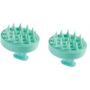 Unbranded (As show, One size) Blue2 pcs Soft Massage Brush Manual Head Massager Silicone C Unbranded (As show, One size) Blue2 pcs Soft Massage Brush Manual Head Massager Silicone C