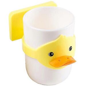 Unbranded (As show, One size) White Kids Toothbrush Holder Cartoon Animals Glass Tumbler B Unbranded (As show, One size) White Kids Toothbrush Holder Cartoon Animals Glass Tumbler B