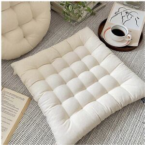 Unbranded (As show, One size) SquareElegant Chair Pad 40x40cm, Cotton, Machine Washable, C Unbranded (As show, One size) SquareElegant Chair Pad 40x40cm, Cotton, Machine Washable, C