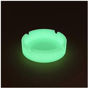 Unbranded (As show, One size) Fluorescent ashtray, fluorescent silicone ashtray, luminous Unbranded (As show, One size) Fluorescent ashtray, fluorescent silicone ashtray, luminous