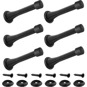Unbranded (As show, One size) Set of 6 85 mm Metal Door Stops with Spring Loaded Door Stop Unbranded (As show, One size) Set of 6 85 mm Metal Door Stops with Spring Loaded Door Stop