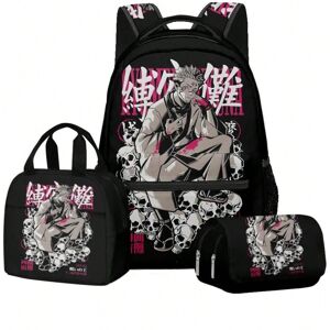 Gaatpot (7) Anime Digital Print Jujutsu Kaisen School Set Large Capacity Backpack Lunch Gaatpot (7) Anime Digital Print Jujutsu Kaisen School Set Large Capacity Backpack Lunch