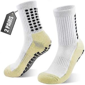 Unbranded (As show, One size) 2 PairsWhiteUnisex Anti-Skid Football Socks Sports Socks Ant Unbranded (As show, One size) 2 PairsWhiteUnisex Anti-Skid Football Socks Sports Socks Ant