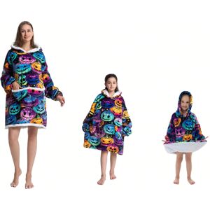 Gaatpot (Pumpkin, Adult Size) Oversized Wearable Hoodie Warm Flannel Sherpa Blanket Hood Gaatpot (Pumpkin, Adult Size) Oversized Wearable Hoodie Warm Flannel Sherpa Blanket Hood