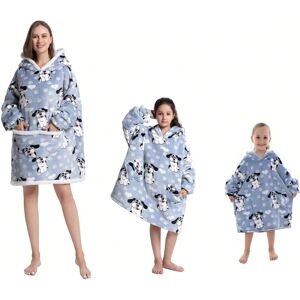 Gaatpot (Ear Dog, Kid Size) Oversized Wearable Hoodie Warm Flannel Sherpa Blanket Hoodie Gaatpot (Ear Dog, Kid Size) Oversized Wearable Hoodie Warm Flannel Sherpa Blanket Hoodie