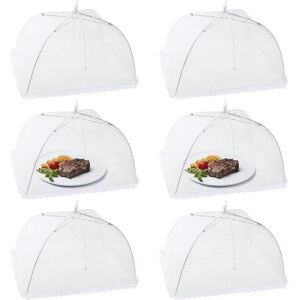 Unbranded (As show, One size) 6pcs 32*32cm Collapsible Food Cloche Fly Repellent Mesh Food Unbranded (As show, One size) 6pcs 32*32cm Collapsible Food Cloche Fly Repellent Mesh Food