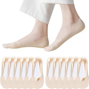 Unbranded (As show, One size) 6 pairs of beige socks for women Non-slip silk, nylon and si Unbranded (As show, One size) 6 pairs of beige socks for women Non-slip silk, nylon and si