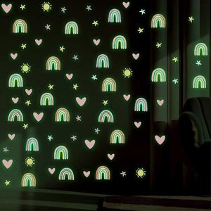 Unbranded (As show, One size) Rainbow Stickers Luminous Rainbow Wall Stickers Colorful Rai Unbranded (As show, One size) Rainbow Stickers Luminous Rainbow Wall Stickers Colorful Rai
