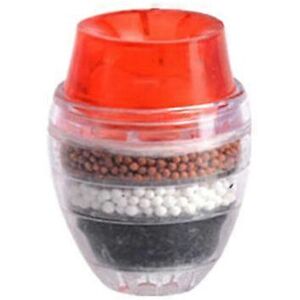 Unbranded (As show, One size) Red,5pcs Mini Water Filter Faucet Purifier Charcoal Purifier Unbranded (As show, One size) Red,5pcs Mini Water Filter Faucet Purifier Charcoal Purifier