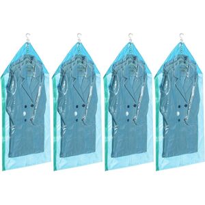 Unbranded (As show, One size) 4 Pack (135x70cm) Hanging Vacuum Storage Bag Suits Coats Jac Unbranded (As show, One size) 4 Pack (135x70cm) Hanging Vacuum Storage Bag Suits Coats Jac