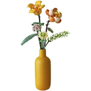 Unbranded (As show, One size) (No Vase)Flower Bouquet Building Block-Yellow, 547 Pieces Ar Unbranded (As show, One size) (No Vase)Flower Bouquet Building Block-Yellow, 547 Pieces Ar