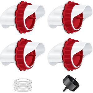 Unbranded (As show, One size) Chicken Feeder, Automatic Hen Feeder, 4 Ports DIY Poultry Fe Unbranded (As show, One size) Chicken Feeder, Automatic Hen Feeder, 4 Ports DIY Poultry Fe