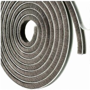 Unbranded (As show, One size) Black Rubber Brush Seal Strip Self Adhesive Dustproof Strip Unbranded (As show, One size) Black Rubber Brush Seal Strip Self Adhesive Dustproof Strip