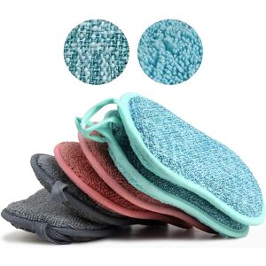 Unbranded (As show, One size) Dishwashing Sponge 6pcs - Assorted Colors, Multi-Surface, An Unbranded (As show, One size) Dishwashing Sponge 6pcs - Assorted Colors, Multi-Surface, An