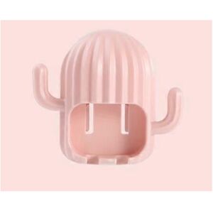 Unbranded (As show, One size) Pink 3pcs Wall Mounted Toothbrush and Toothpaste Holder for Unbranded (As show, One size) Pink 3pcs Wall Mounted Toothbrush and Toothpaste Holder for