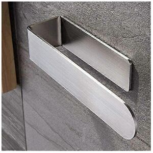 Unbranded (As show, One size) Hand towel holder short (silver) Self-adhesive - Towel ring Unbranded (As show, One size) Hand towel holder short (silver) Self-adhesive - Towel ring