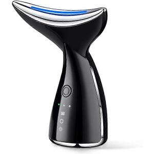 Unbranded (As show, One size) Electric facial and neck massager (black), skin regeneration Unbranded (As show, One size) Electric facial and neck massager (black), skin regeneration