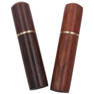 Unbranded (As show, One size) 2 cylindrical wooden toothpick boxes (dark and light17*83mm) Unbranded (As show, One size) 2 cylindrical wooden toothpick boxes (dark and light17*83mm)