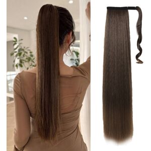 Unbranded Long Straight Ponytail Hair Extension for Women Natural Looking Wrap Arround Pon Unbranded Long Straight Ponytail Hair Extension for Women Natural Looking Wrap Arround Pon