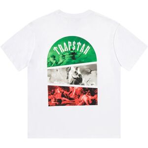 Gaatpot (White-1, M) Trapstar Short Sleeve New Arrival Rainbow Cartoon Letter Loose Coup Gaatpot (White-1, M) Trapstar Short Sleeve New Arrival Rainbow Cartoon Letter Loose Coup