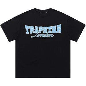 Gaatpot (Black-7, S) Trapstar Short Sleeve New Arrival Rainbow Cartoon Letter Loose Coup Gaatpot (Black-7, S) Trapstar Short Sleeve New Arrival Rainbow Cartoon Letter Loose Coup