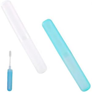 Unbranded (As show, One size) 2 Pcs Toothbrush Case, Portable Toothbrush Case, Protective Unbranded (As show, One size) 2 Pcs Toothbrush Case, Portable Toothbrush Case, Protective
