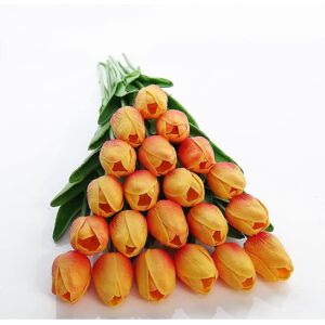 Unbranded (As show, One size) 20pcs Real Touch Latex Artificial Tulips Flowers Fake Tulips Unbranded (As show, One size) 20pcs Real Touch Latex Artificial Tulips Flowers Fake Tulips
