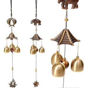 Unbranded (As show, One size) 2 Pieces Feng Shui Hanging Chime Garden Bell Fengshui Hangin Unbranded (As show, One size) 2 Pieces Feng Shui Hanging Chime Garden Bell Fengshui Hangin