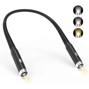 Unbranded (As show, One size) Neck Reading Light, Rechargeable Reading Light in Bed, 3 Col Unbranded (As show, One size) Neck Reading Light, Rechargeable Reading Light in Bed, 3 Col