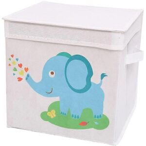 Unbranded (As show, One size) 1PCS (blue elephant, about 28x28x28cm) Storage Boxes, Toy Or Unbranded (As show, One size) 1PCS (blue elephant, about 28x28x28cm) Storage Boxes, Toy Or