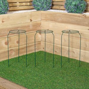 Pack of 3 Tom Chambers Urban Dark Green Metal Herbaceous Garden Plant Support Gr Pack of 3 Tom Chambers Urban Dark Green Metal Herbaceous Garden Plant Support Gr