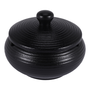 neznačkové Ceramic Ashtray with Windproof Lid for Indoor Outdoor -Black neznačkové Ceramic Ashtray with Windproof Lid for Indoor Outdoor -Black