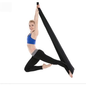 GreenZech (Black) Aerial Yoga Hammock Premium Silk Swing Antigravity Belts GreenZech (Black) Aerial Yoga Hammock Premium Silk Swing Antigravity Belts