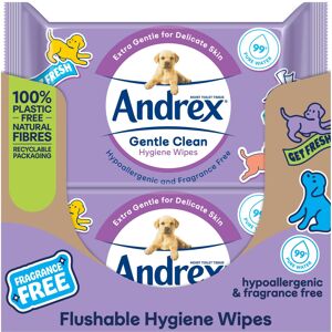 Andrex Gentle Clean Moist Toilet Tissue - Flushable Hygiene Wipes Single (12 Pac Andrex Gentle Clean Moist Toilet Tissue - Flushable Hygiene Wipes Single (12 Pac