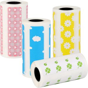 Unbranded (As show, One size) Thermal Paper For Small Printer, 4pcs (50*15mm) Thermal Labe Unbranded (As show, One size) Thermal Paper For Small Printer, 4pcs (50*15mm) Thermal Labe