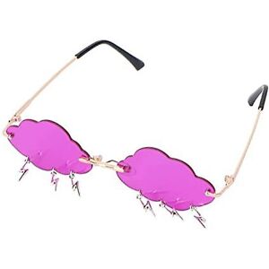 Unbranded (As show, One size) Women's Sunglasses Cloud Shaped Rimless Sunglasses With Unbranded (As show, One size) Women's Sunglasses Cloud Shaped Rimless Sunglasses With