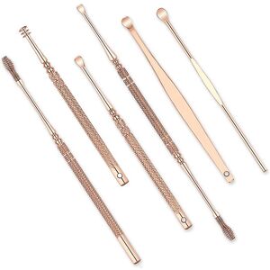 Unbranded (As show, One size) 6 Piece Ear Cleaning Set Stainless Steel, Earwax Removal, Ea Unbranded (As show, One size) 6 Piece Ear Cleaning Set Stainless Steel, Earwax Removal, Ea
