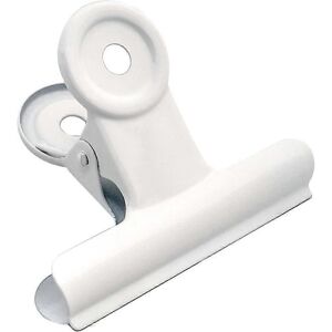 Unbranded (As show, One size) Large White Bull Clips - Pack of 12 Metal Hinge Clips Docume Unbranded (As show, One size) Large White Bull Clips - Pack of 12 Metal Hinge Clips Docume
