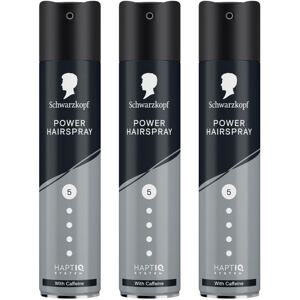 Schwarzkopf SK Styling Power Caffeine HL5 Hair Spray 250ml, 3 Pack Schwarzkopf SK Styling Power Caffeine HL5 Hair Spray 250ml, 3 Pack