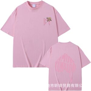 Gaatpot (Pink, XXXL) New Summer Short Sleeve Letter Print Casual Round Neck Cotton T-Shi Gaatpot (Pink, XXXL) New Summer Short Sleeve Letter Print Casual Round Neck Cotton T-Shi
