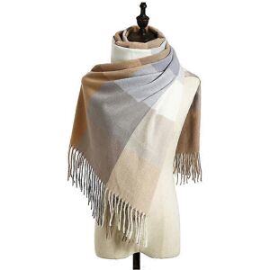 Unbranded (As show, One size) Women's Winter Shawl Checked Oversized Square Blanket Sh Unbranded (As show, One size) Women's Winter Shawl Checked Oversized Square Blanket Sh